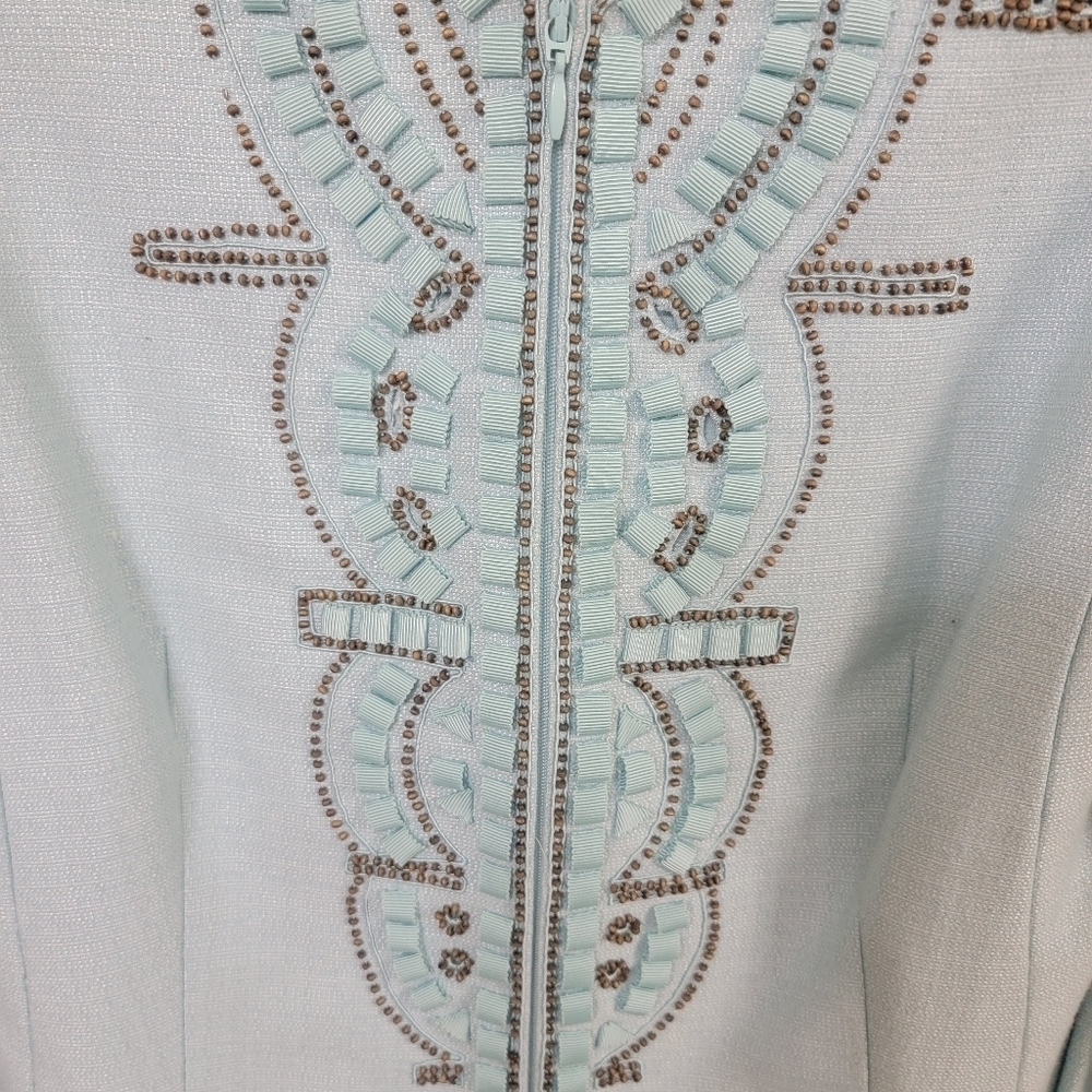 Carlisle Mint Green‎ Dress Blazer Size 6 - Picture 7 of 10
